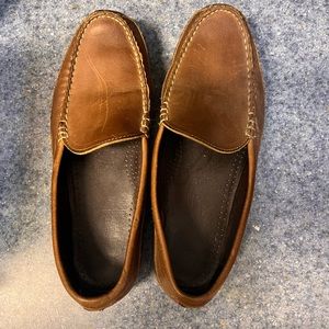 Brown Allen Edmonds driving shoes, size 9